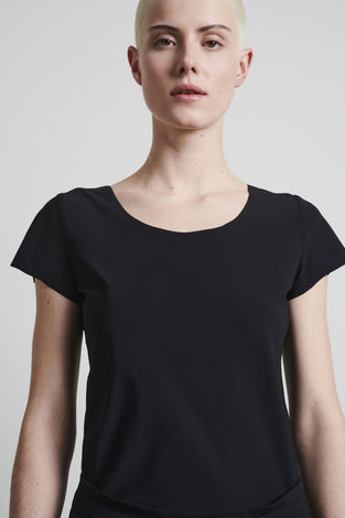 T-shirt Sara easy wear Maglia Tecnica | Nero