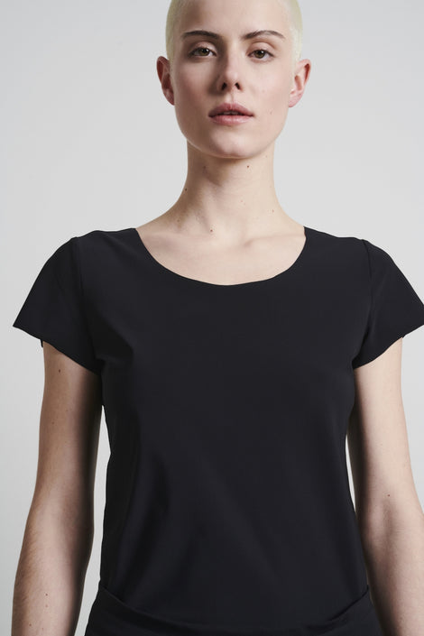 T-shirt Sara easy wear Maglia Tecnica | Nero