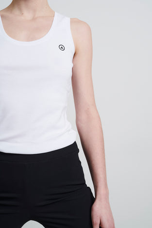 Top strappato facile da indossare Cotone organico | Bianco
