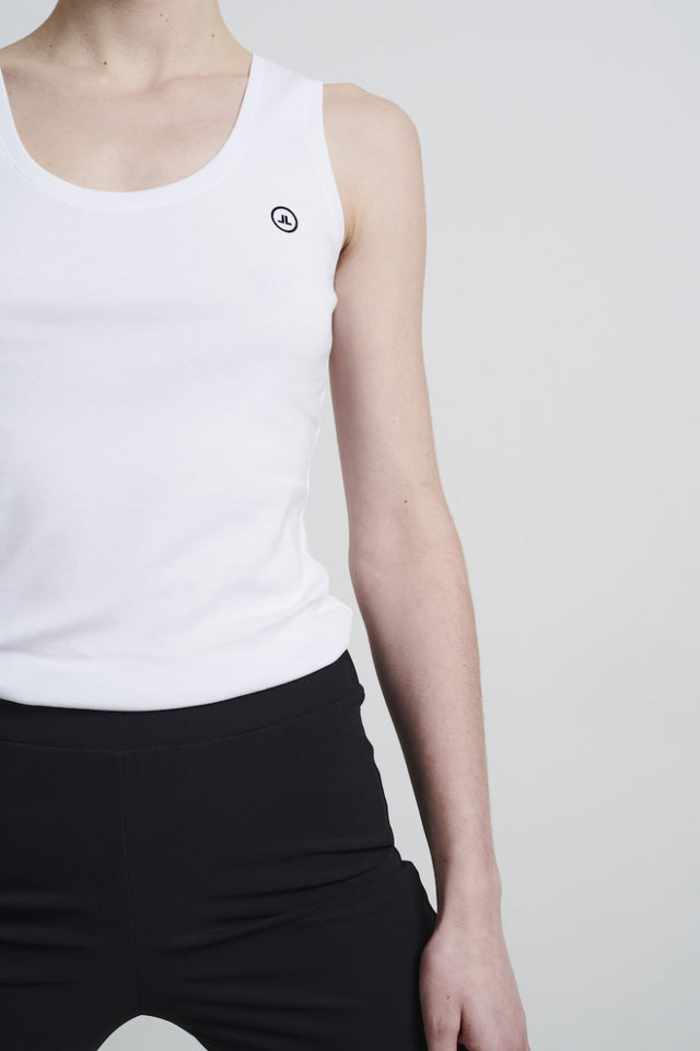 Top strappato facile da indossare Cotone organico Top strappato facile da indossare Cotone organico | Ecru