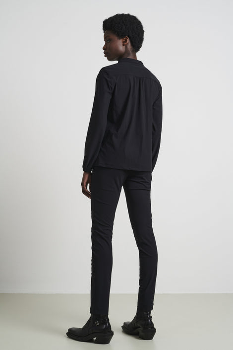 Blusa Bella Maglia Tecnica | Nero