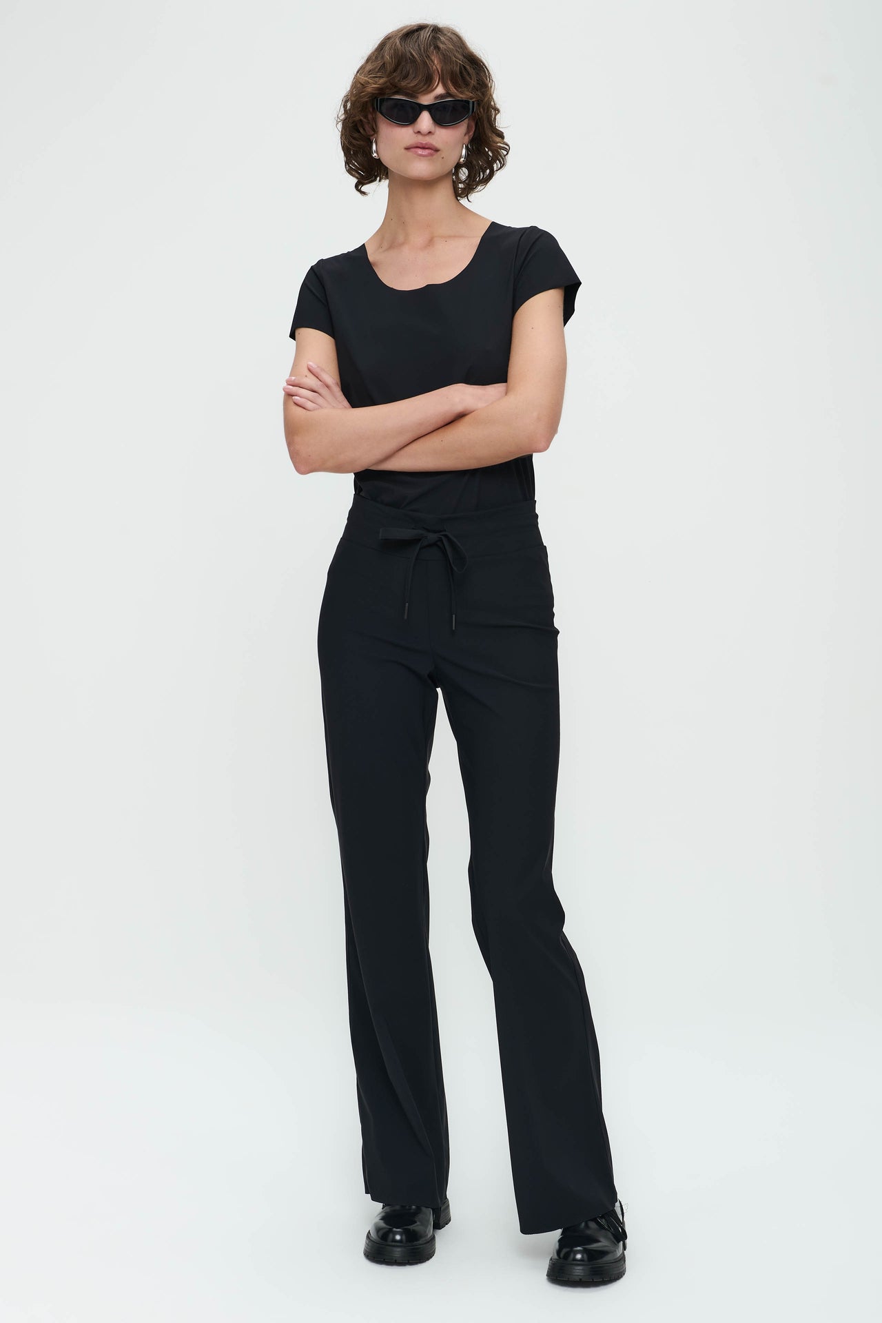 T-shirt Sara easy wear Maglia Tecnica | Nero