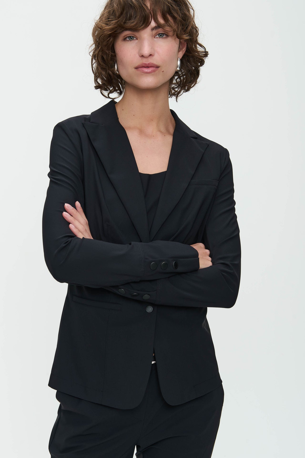 Blazer Roma easy wear Technical Jersey | Black