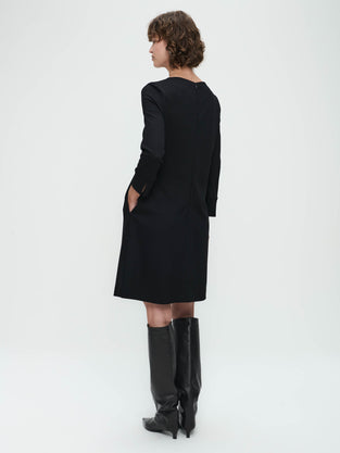 Joan Terry jersey Dress | Old Black