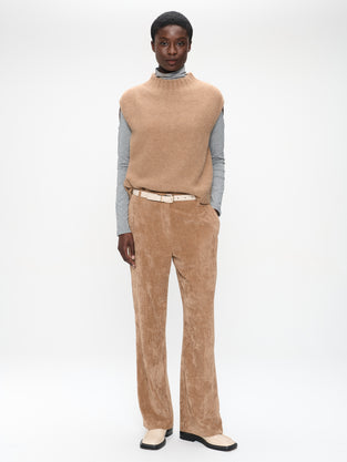 Alpaca Vest H24179 | Camel