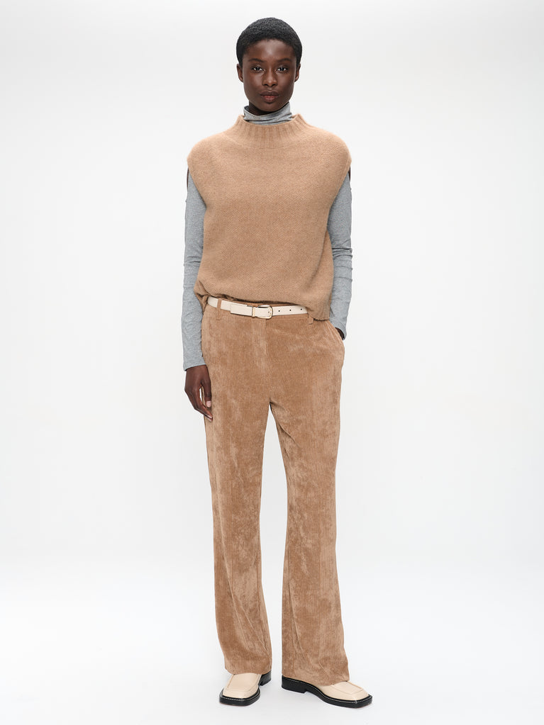 Alpaca Vest H24179 | Camel