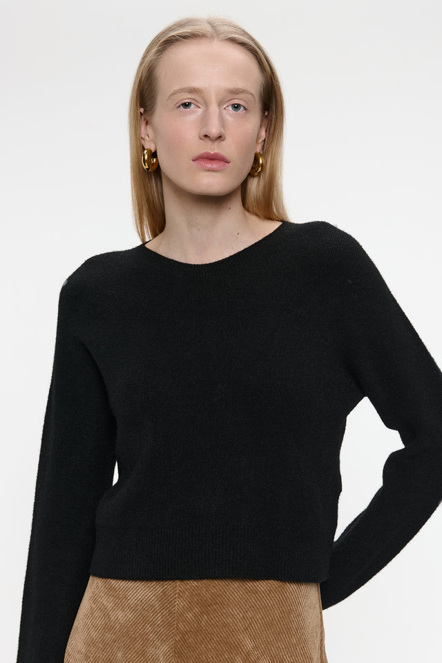 Pullover seamless viscose NB2167 | Black