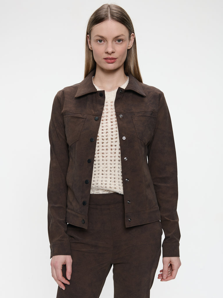 Riva jacket technical jersey | Brown