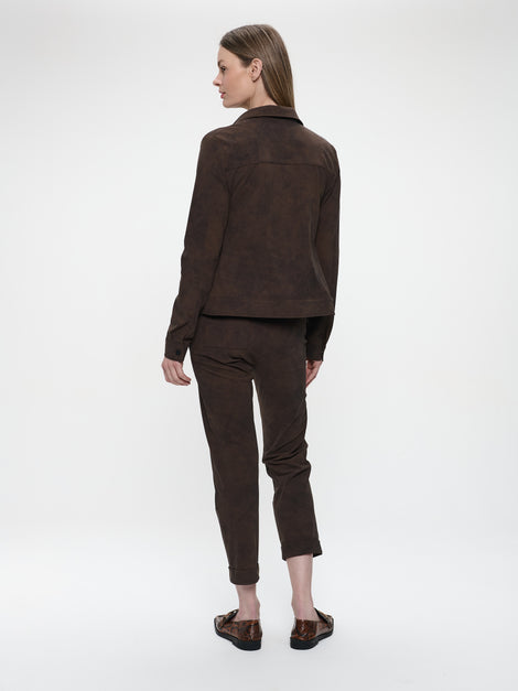 Riva jacket technical jersey | Brown