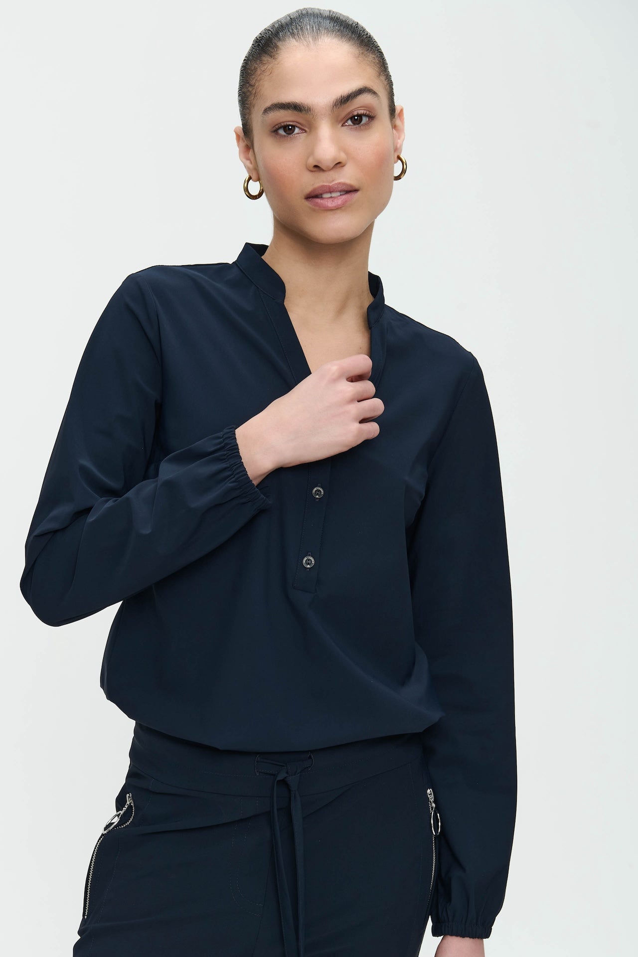 Blusa Bella Maglia Tecnica | Blu