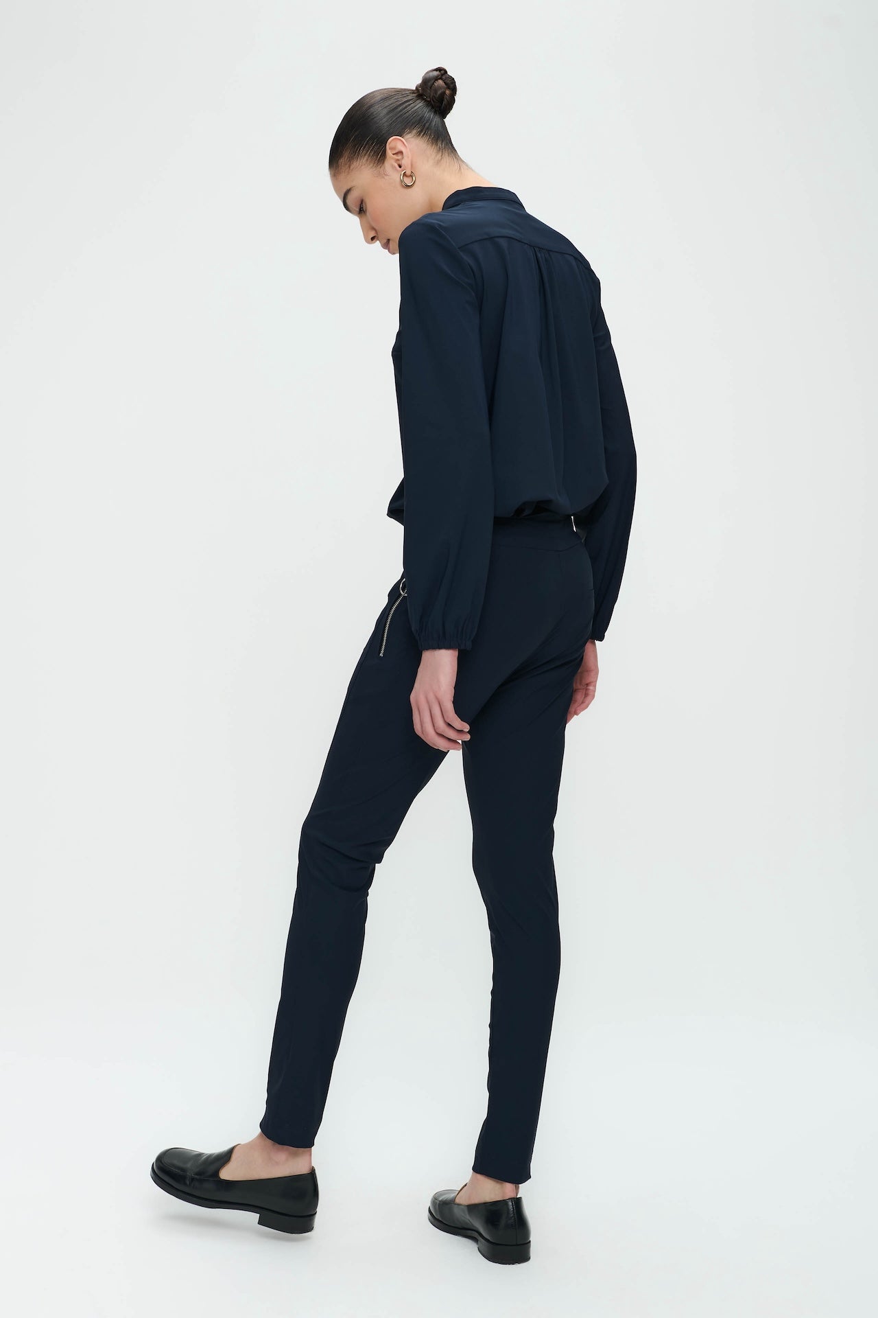 Pantaloni Anna - Maglia tecnica skinny fit | Blu