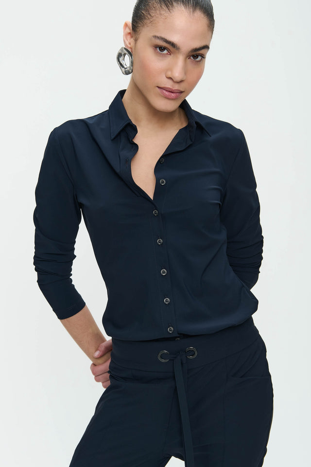 Blusa Betty easy wear Maglia Tecnica | Blu