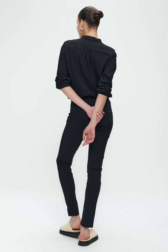 Pantaloni Anna - Maglia tecnica skinny fit | Nero
