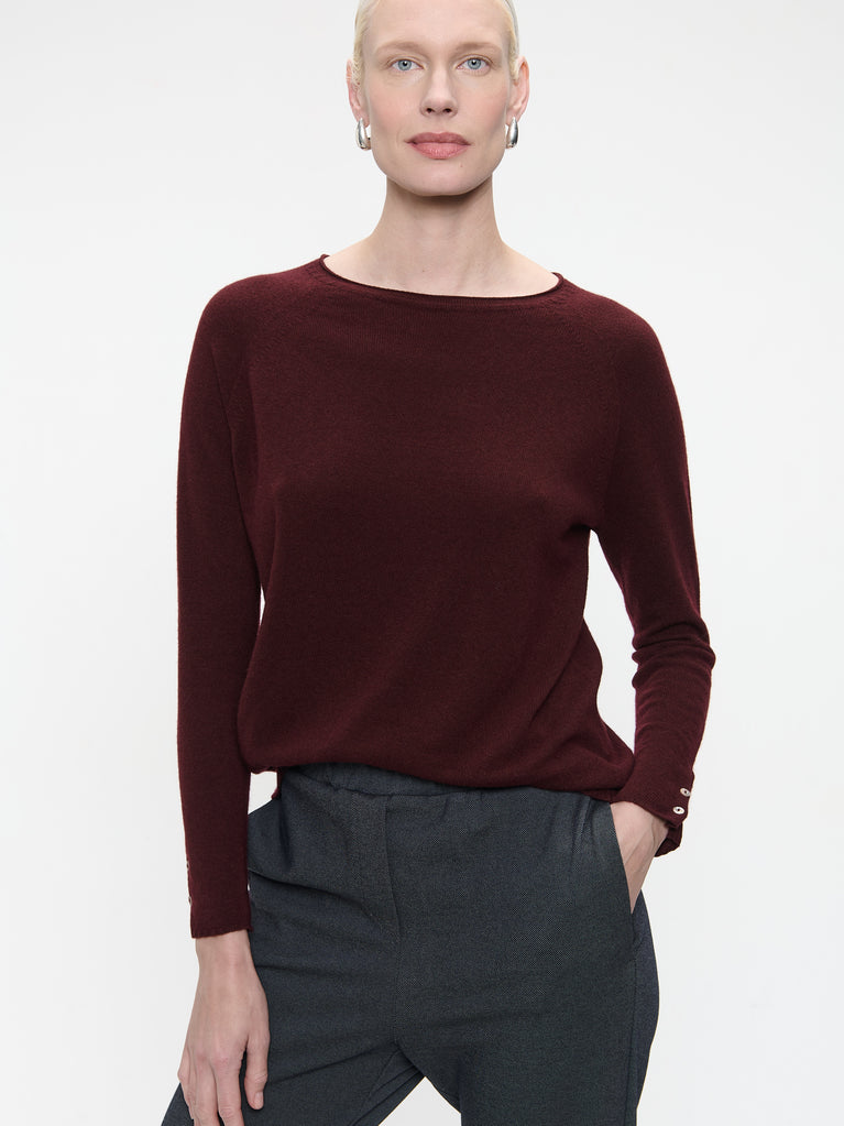 Pullover Cashmere blend 2480 | Bordo