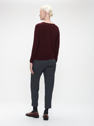 Pullover Cashmere blend 2480 | Bordo