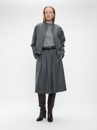 Timy viscose skirt | Dark Grey