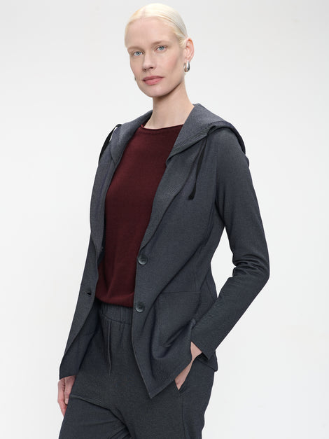 Emy hoody blazer | Denim