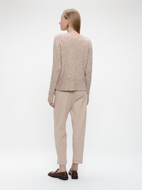 Primo viscose elastane pants | Beige