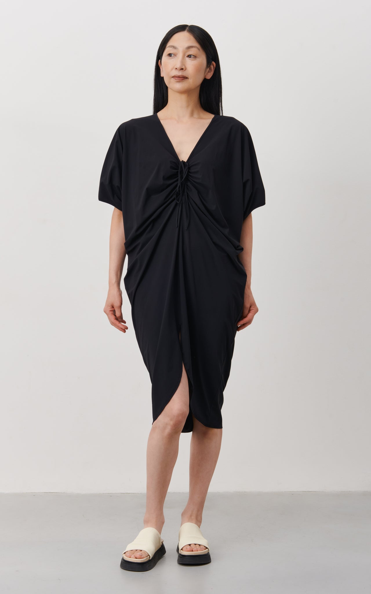 Malu Dress Technical Jersey | Black