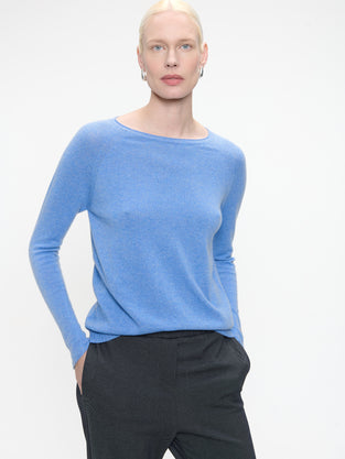 Pullover Cashmere blend 2480 | Sky