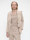 Emy hoody blazer | Beige