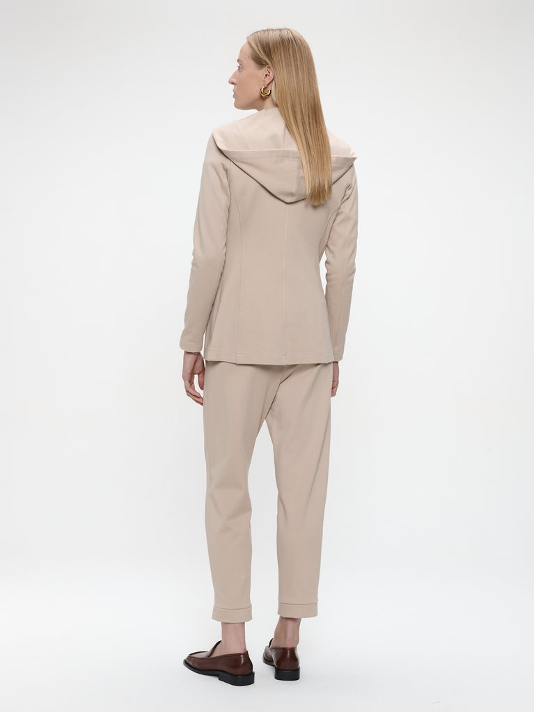 Emy hoody blazer | Beige