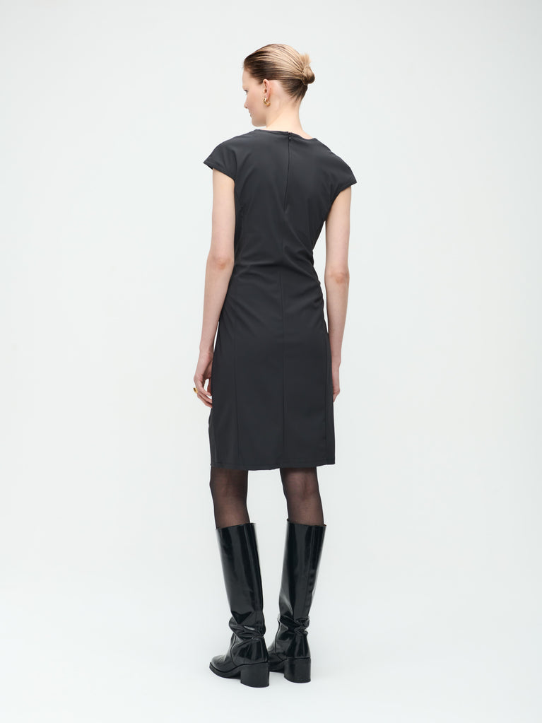 Georgia Dress Technical Jersey | Dark Grey