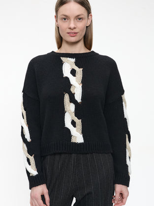 Fancy Pullover H25036 | Black