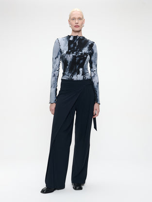 Janette allover print top | Allover