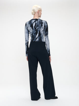 Janette allover print top | Allover