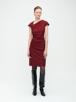 Georgia Dress Technical Jersey | Amaranto