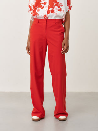 Yvette Pants Technical Jersey | Red