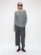 Pullover Cashmere blend 2482 | Dark Grey Melange