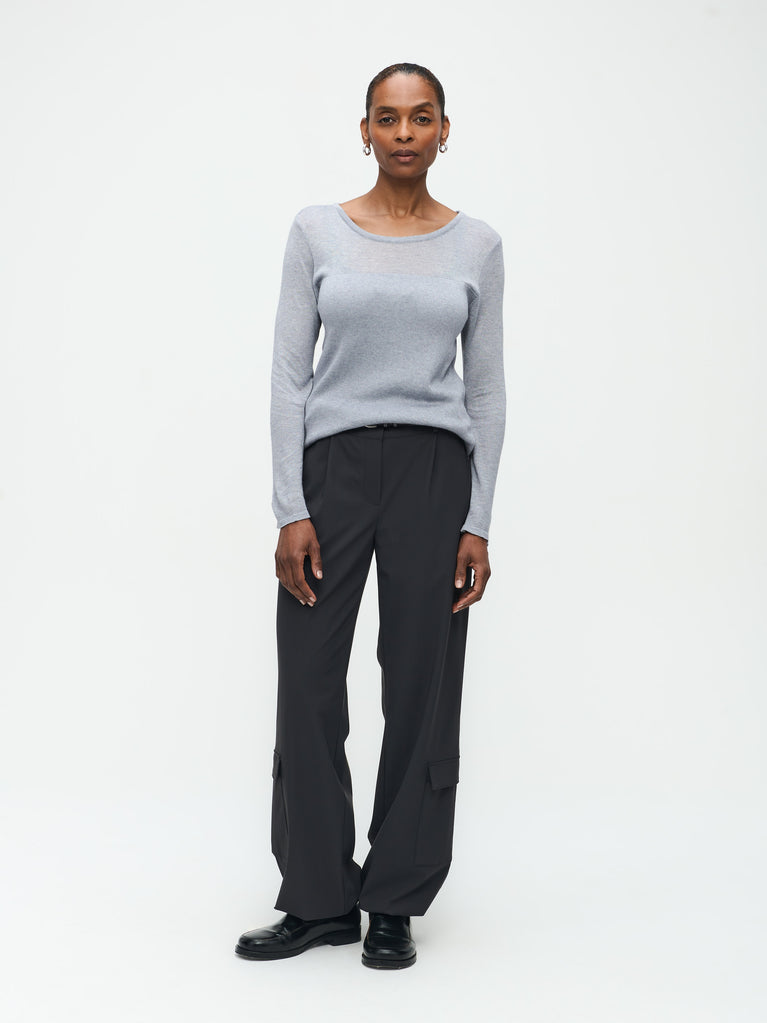 Vella Pants Technical Jersey | Dark Grey