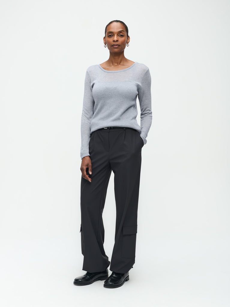 Vella Pants Technical Jersey | Dark Grey