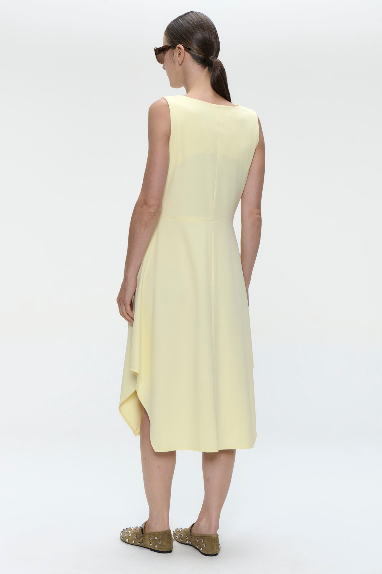 Susanne dress technical jersey | Yellow