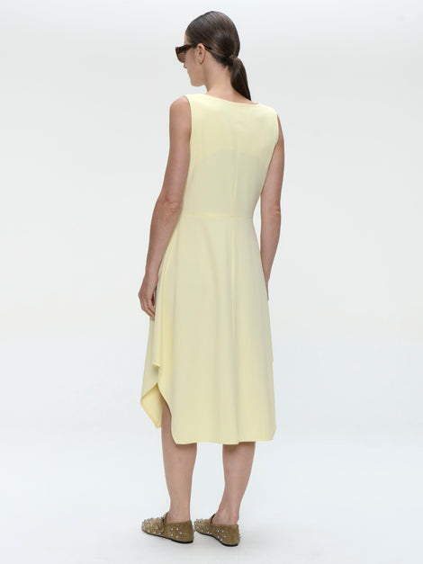 Susanne dress technical jersey | Yellow