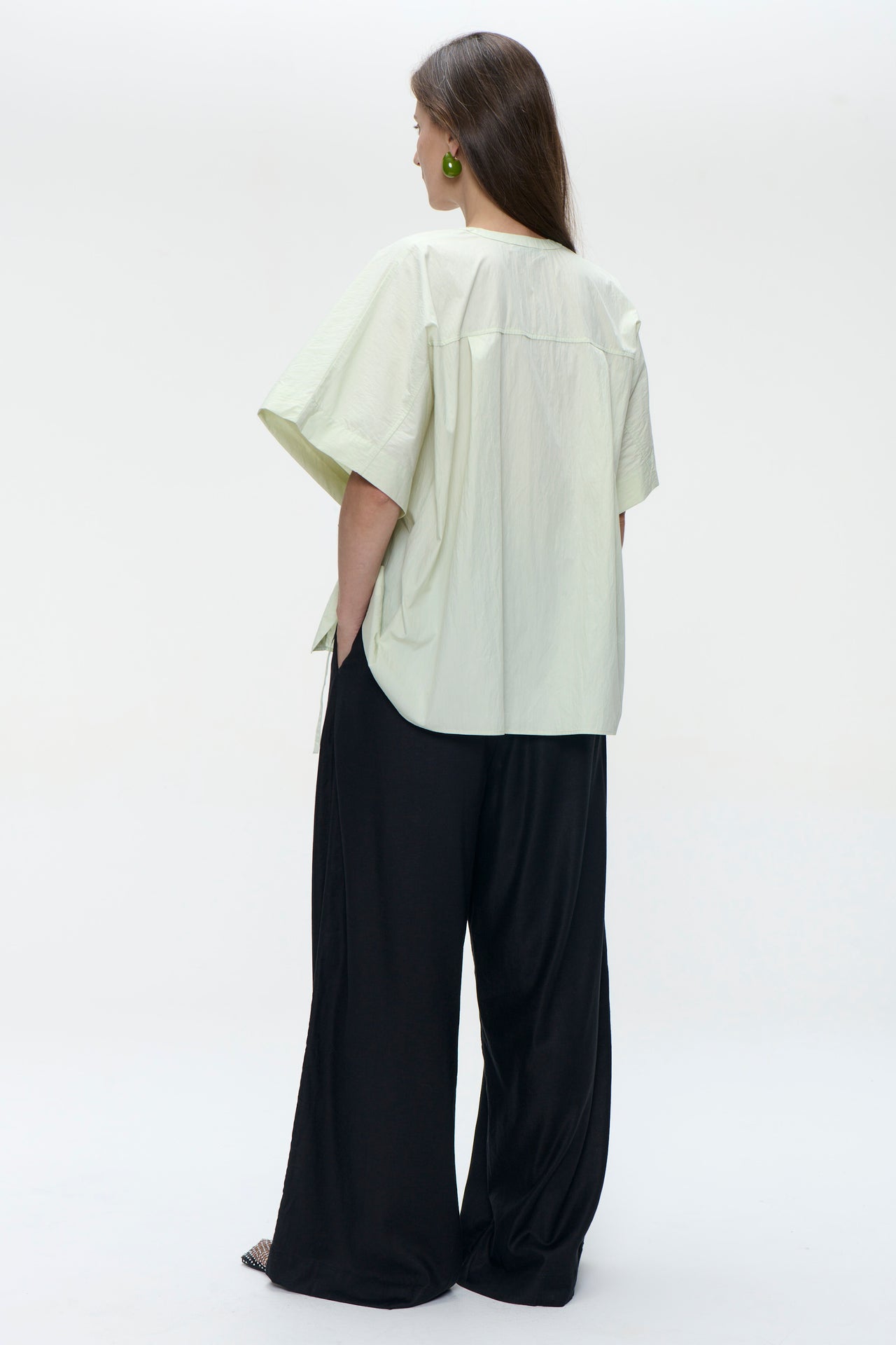 Hiroko cotton mix blouse | Aloe