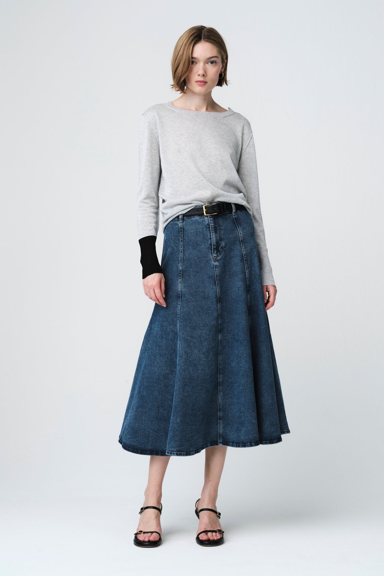 Fine Viscose Pullover 26032 | Silver