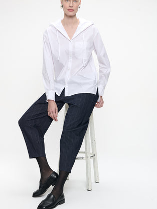 Bortolo viscose elastane pants | Blue