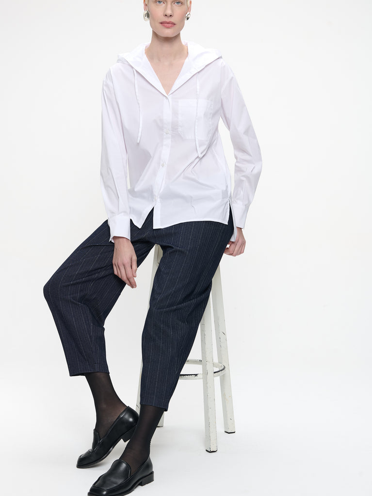 Bortolo viscose elastane pants | Blue