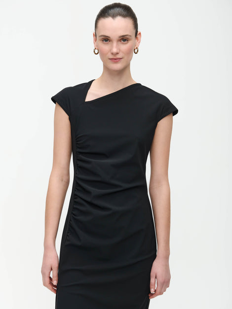 Georgia Dress Technical Jersey | Black