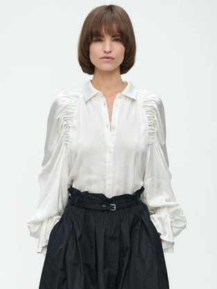 Mima Blouse | White