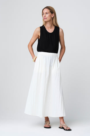 Haruna tafeta skirt | Off White