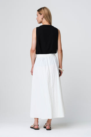 Haruna tafeta skirt | Off White