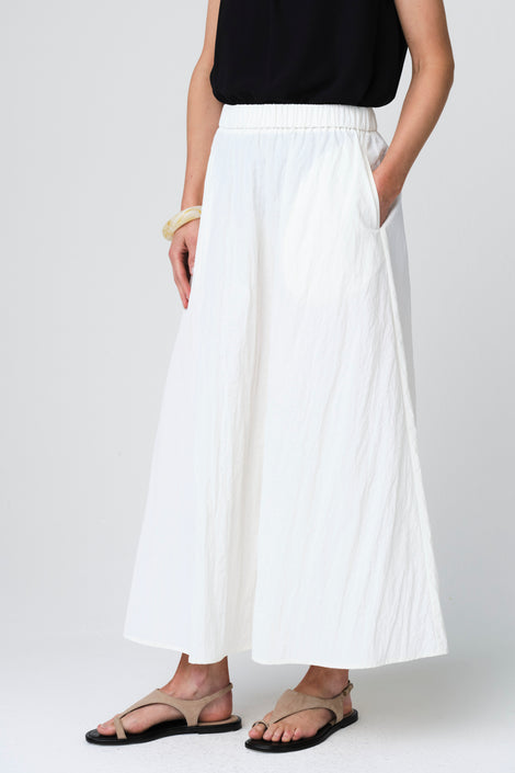 Haruna tafeta skirt | Off White