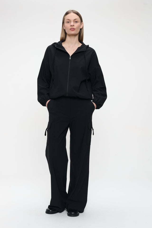 Noreen pants technical jersey | Black