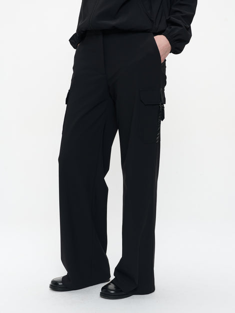 Noreen pants technical jersey | Black