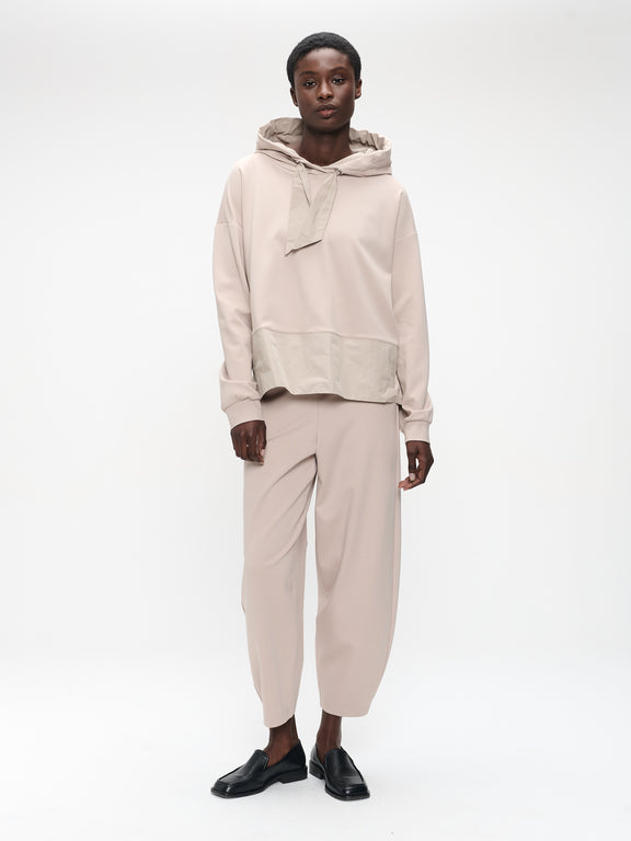 Demi mix blend Hoodie | Sand