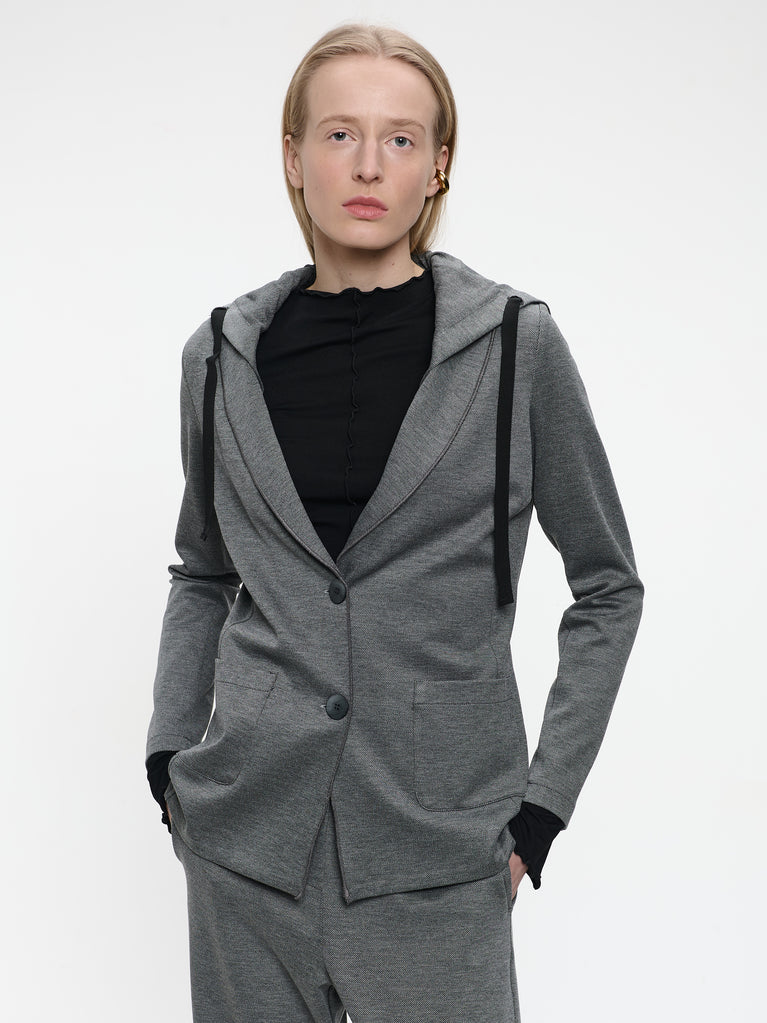 Emy hoody blazer | Dark Grey